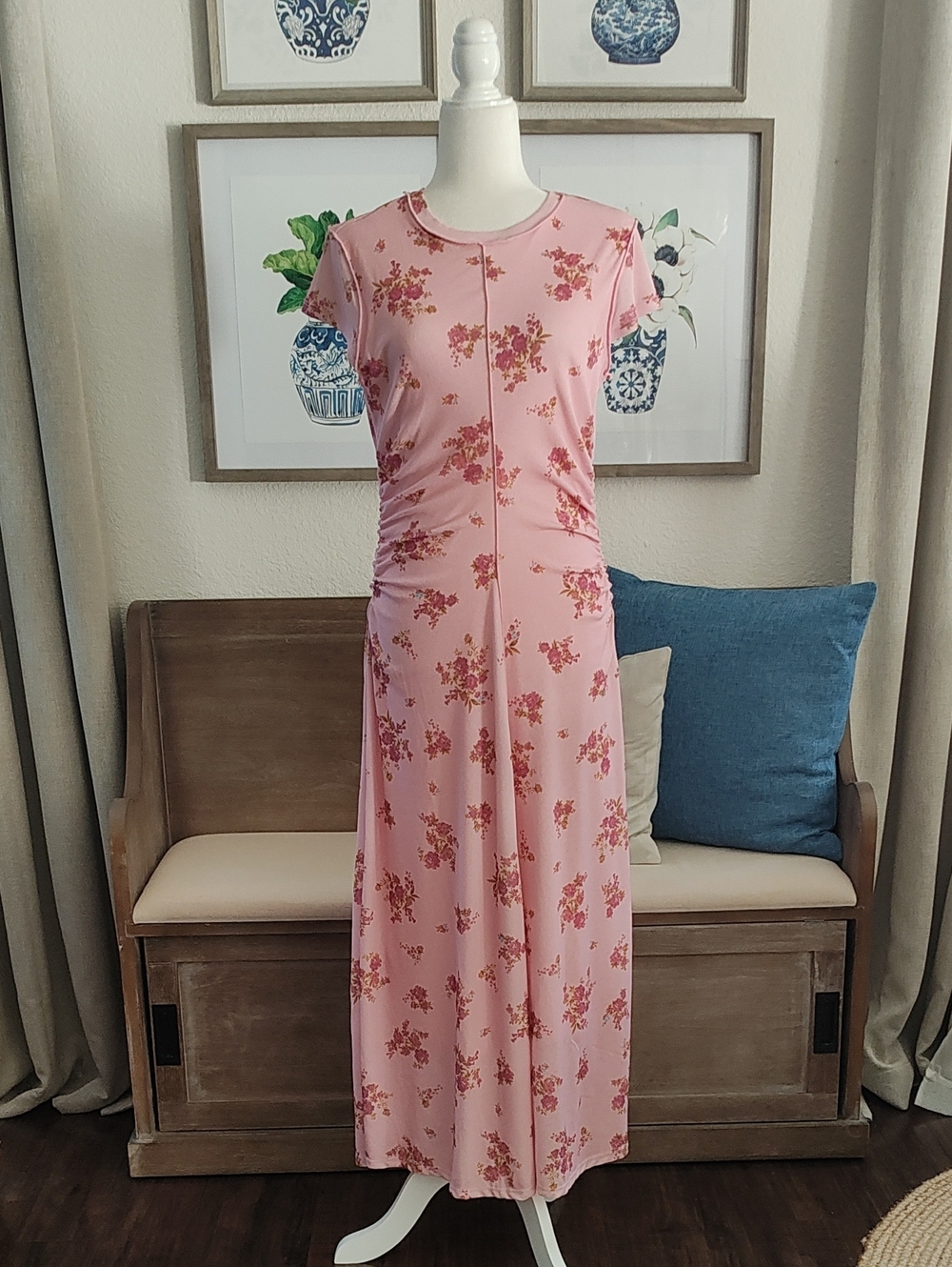 NEW Jason Wu Ruched Midi Dress Size M
